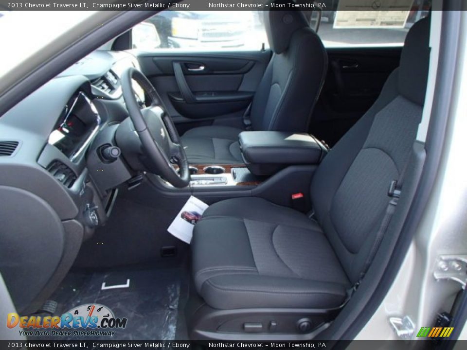 2013 Chevrolet Traverse LT Champagne Silver Metallic / Ebony Photo #11
