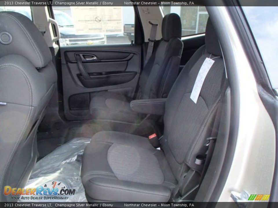 2013 Chevrolet Traverse LT Champagne Silver Metallic / Ebony Photo #13