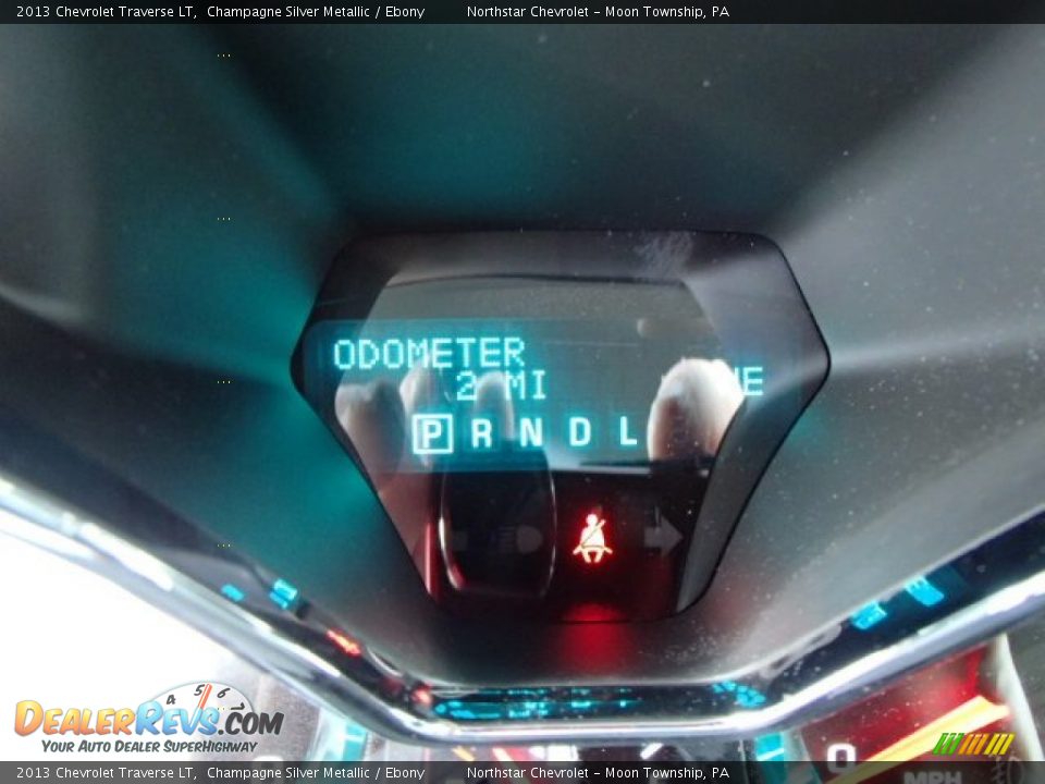 2013 Chevrolet Traverse LT Champagne Silver Metallic / Ebony Photo #19