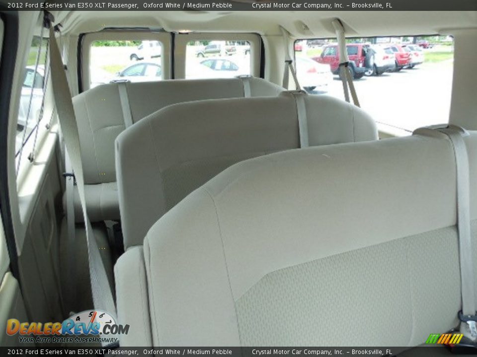 2012 Ford E Series Van E350 XLT Passenger Oxford White / Medium Pebble Photo #13