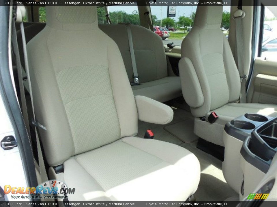 2012 Ford E Series Van E350 XLT Passenger Oxford White / Medium Pebble Photo #14