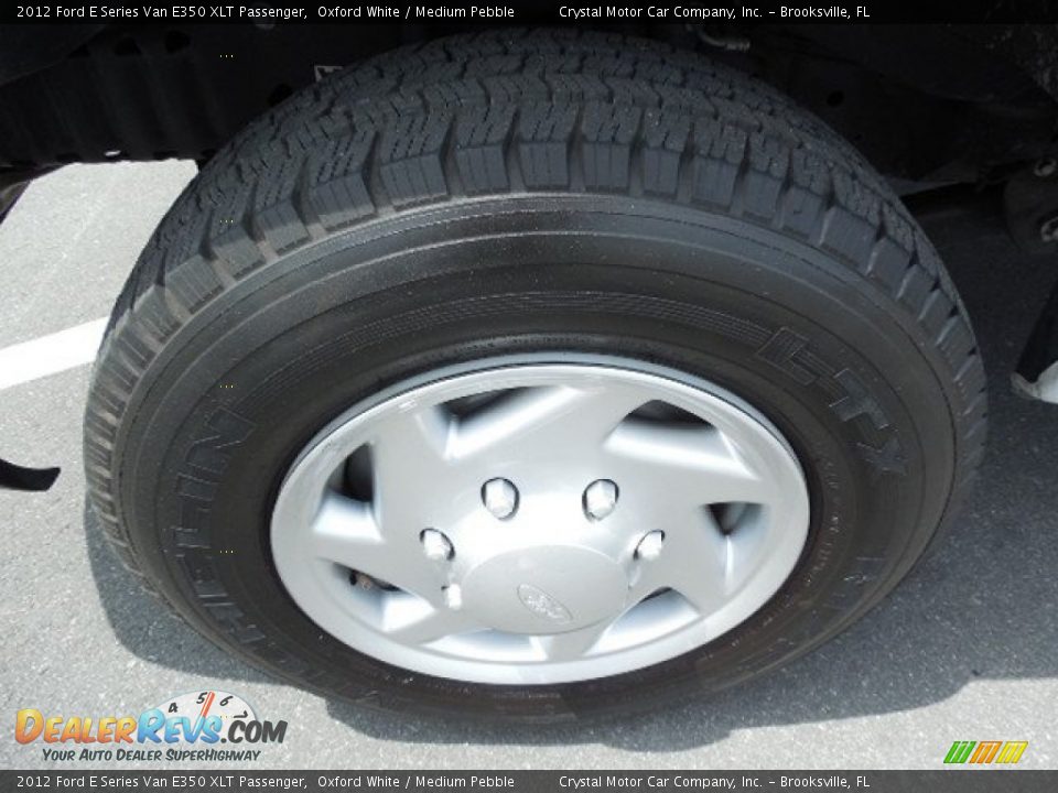 2012 Ford E Series Van E350 XLT Passenger Oxford White / Medium Pebble Photo #16