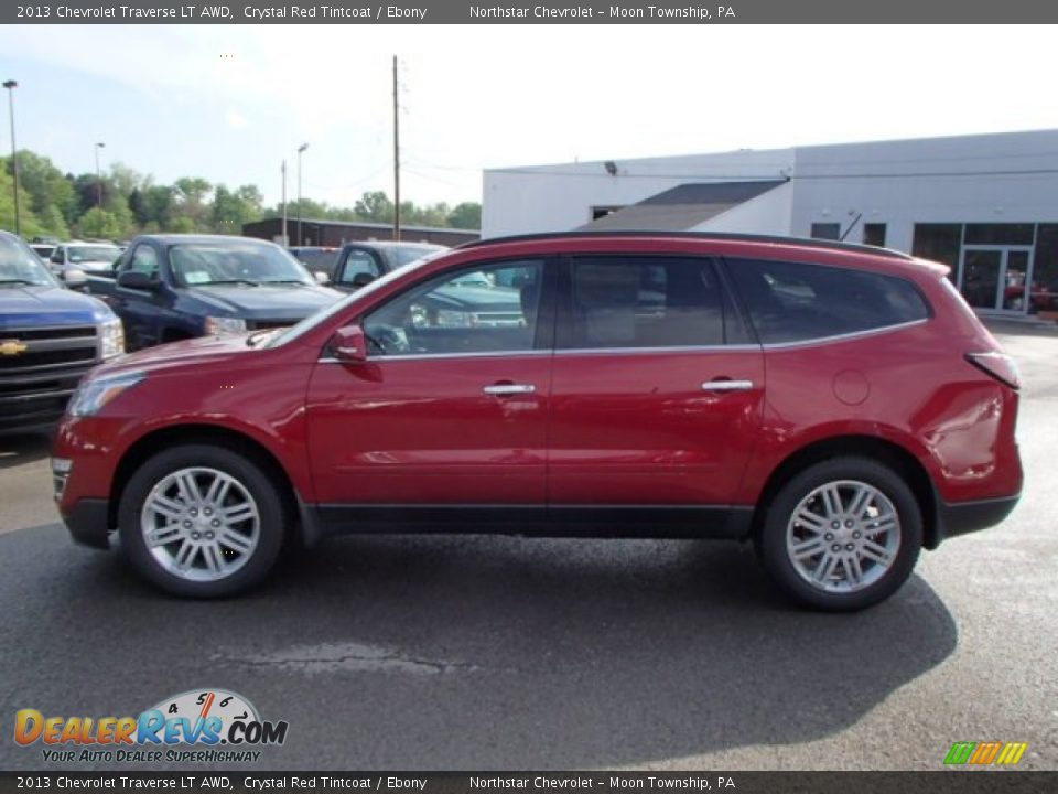 2013 Chevrolet Traverse LT AWD Crystal Red Tintcoat / Ebony Photo #5