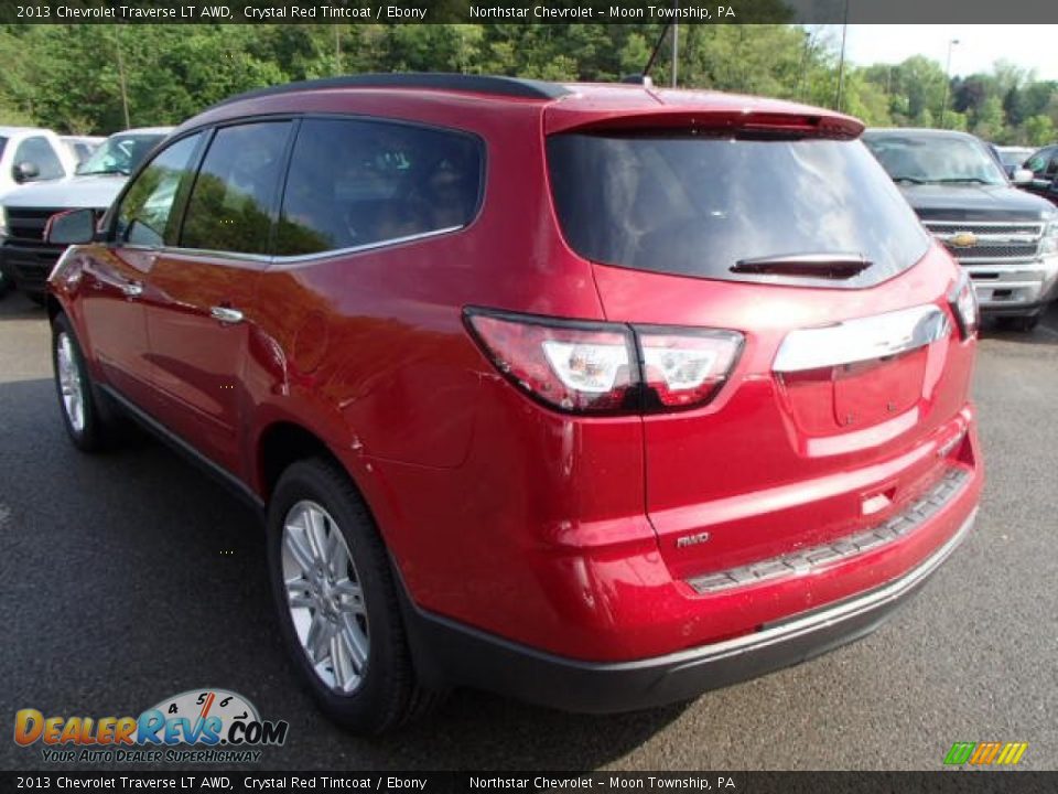 2013 Chevrolet Traverse LT AWD Crystal Red Tintcoat / Ebony Photo #6