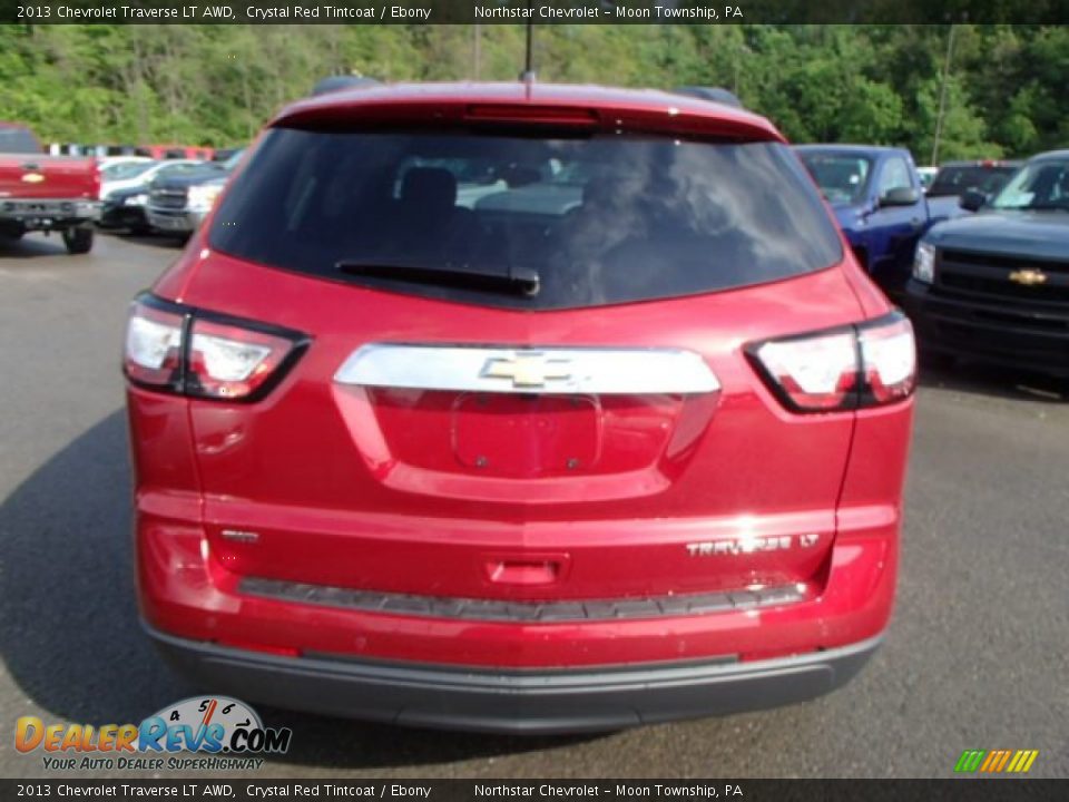 2013 Chevrolet Traverse LT AWD Crystal Red Tintcoat / Ebony Photo #7