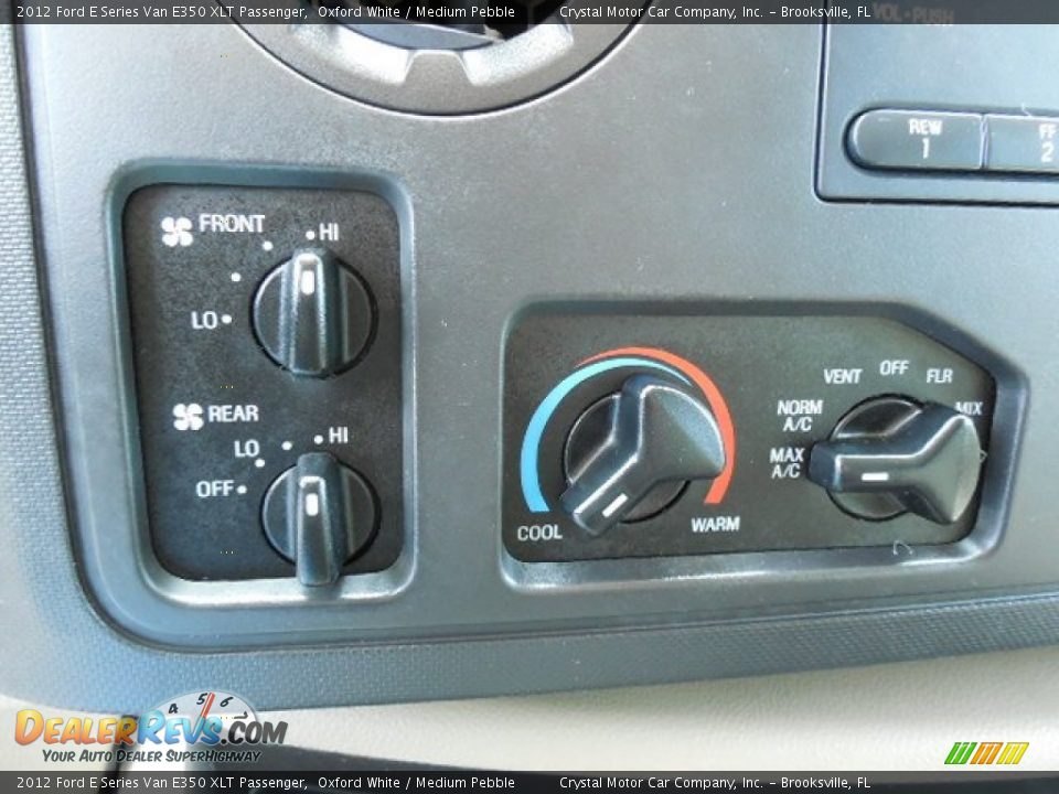 2012 Ford E Series Van E350 XLT Passenger Oxford White / Medium Pebble Photo #22