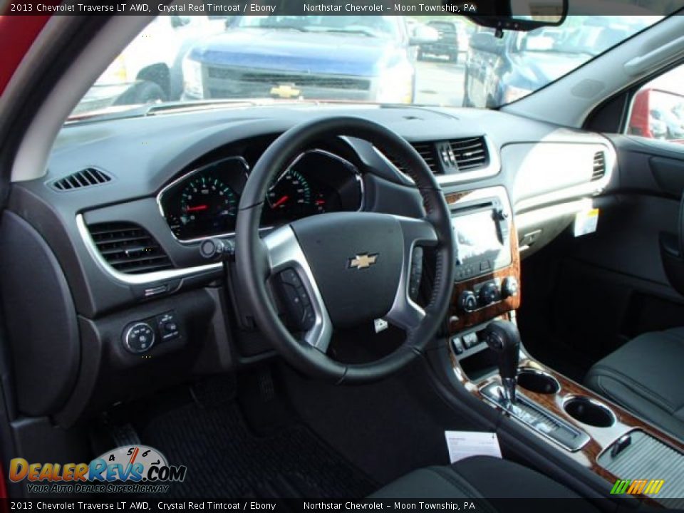 2013 Chevrolet Traverse LT AWD Crystal Red Tintcoat / Ebony Photo #10