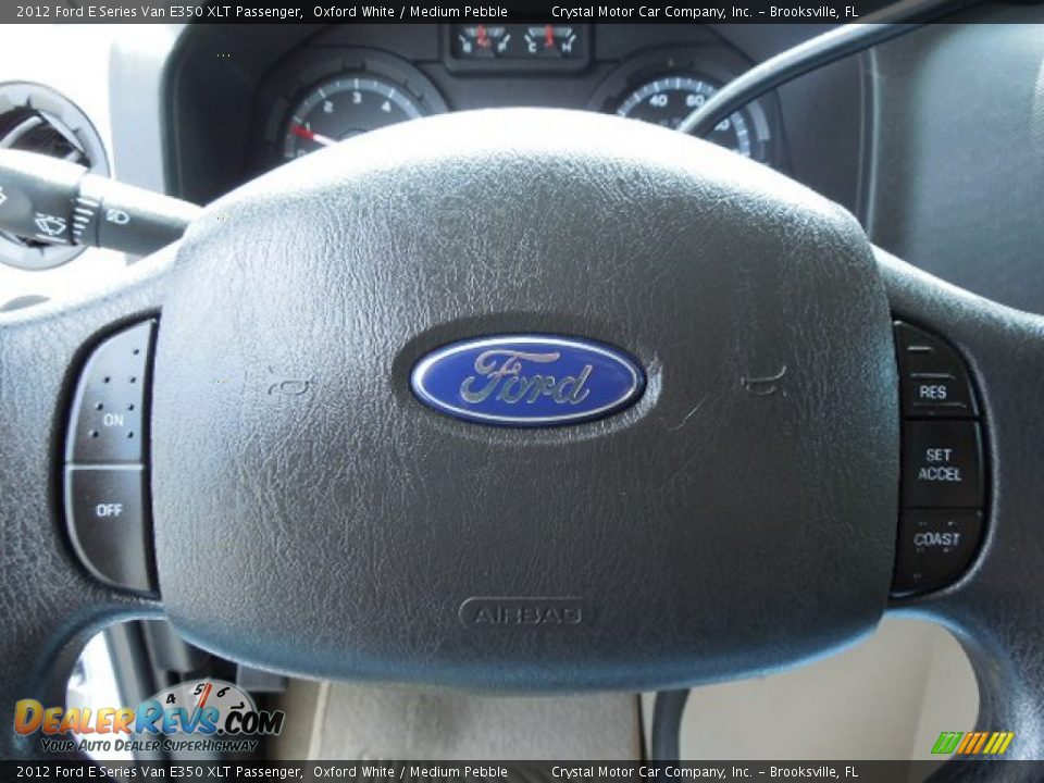2012 Ford E Series Van E350 XLT Passenger Oxford White / Medium Pebble Photo #23