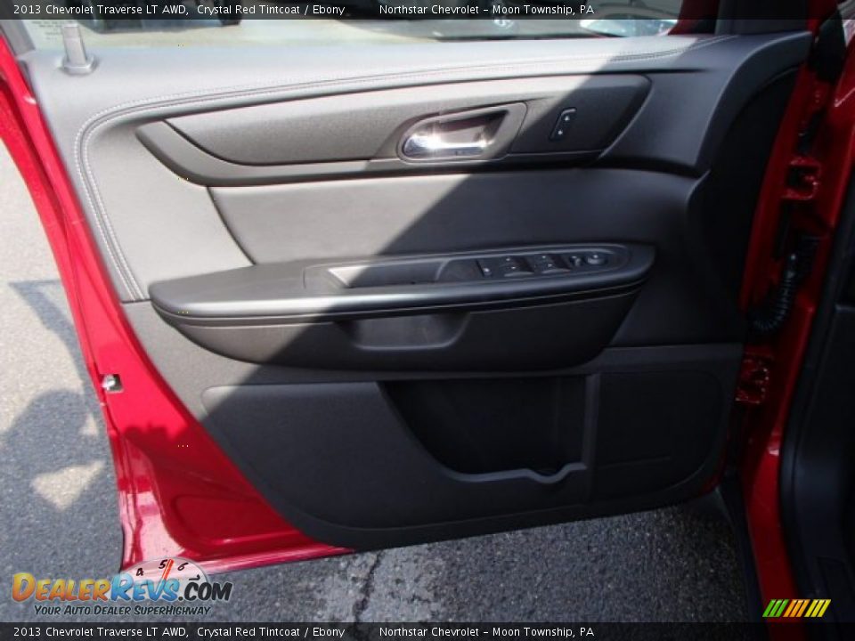2013 Chevrolet Traverse LT AWD Crystal Red Tintcoat / Ebony Photo #12