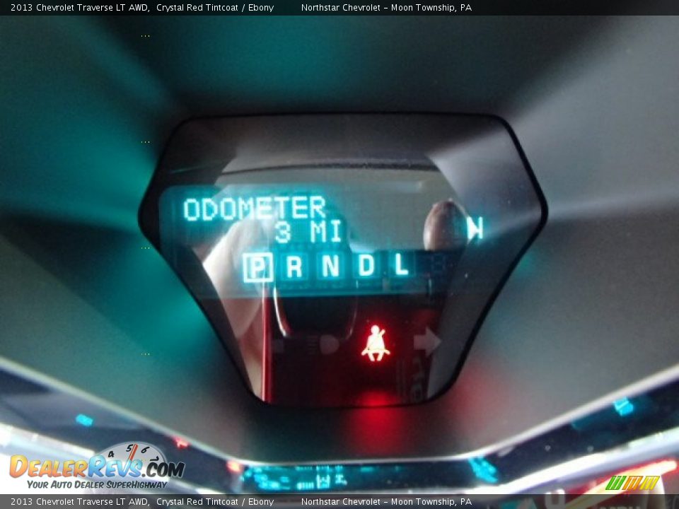 2013 Chevrolet Traverse LT AWD Crystal Red Tintcoat / Ebony Photo #19