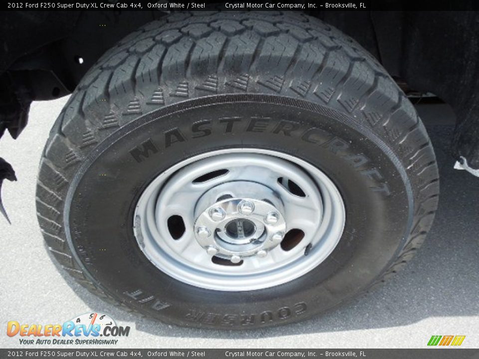 2012 Ford F250 Super Duty XL Crew Cab 4x4 Oxford White / Steel Photo #14