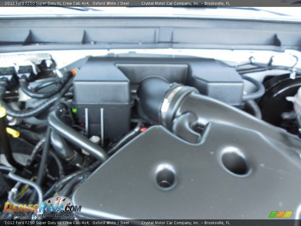 2012 Ford F250 Super Duty XL Crew Cab 4x4 Oxford White / Steel Photo #16