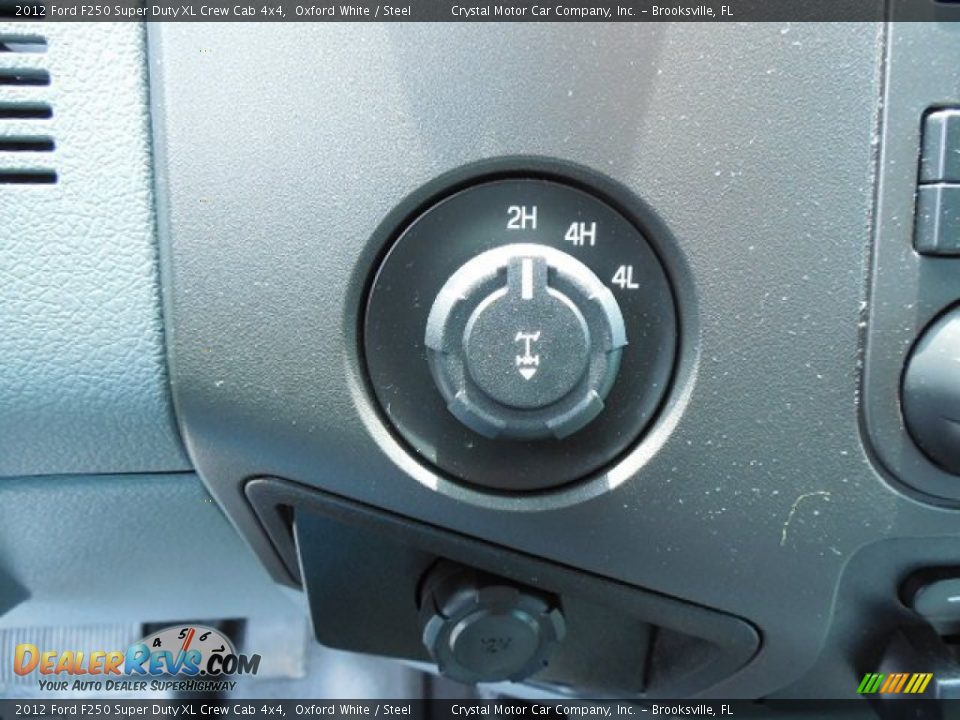 2012 Ford F250 Super Duty XL Crew Cab 4x4 Oxford White / Steel Photo #21