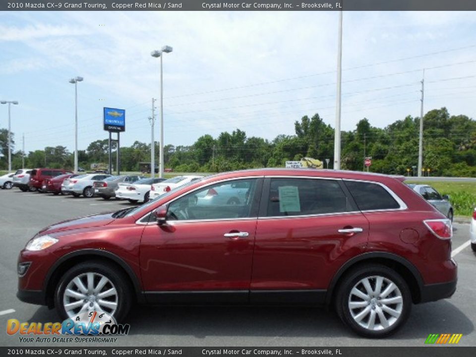 2010 Mazda CX-9 Grand Touring Copper Red Mica / Sand Photo #2