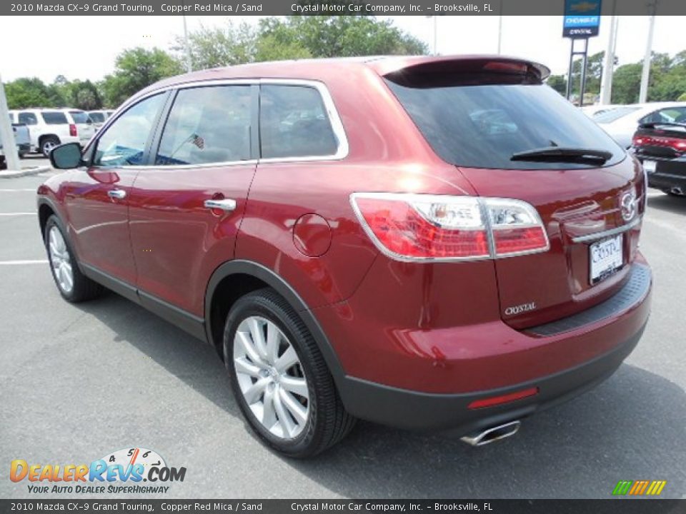 2010 Mazda CX-9 Grand Touring Copper Red Mica / Sand Photo #3