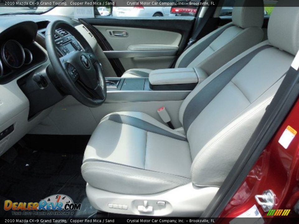 Sand Interior - 2010 Mazda CX-9 Grand Touring Photo #4