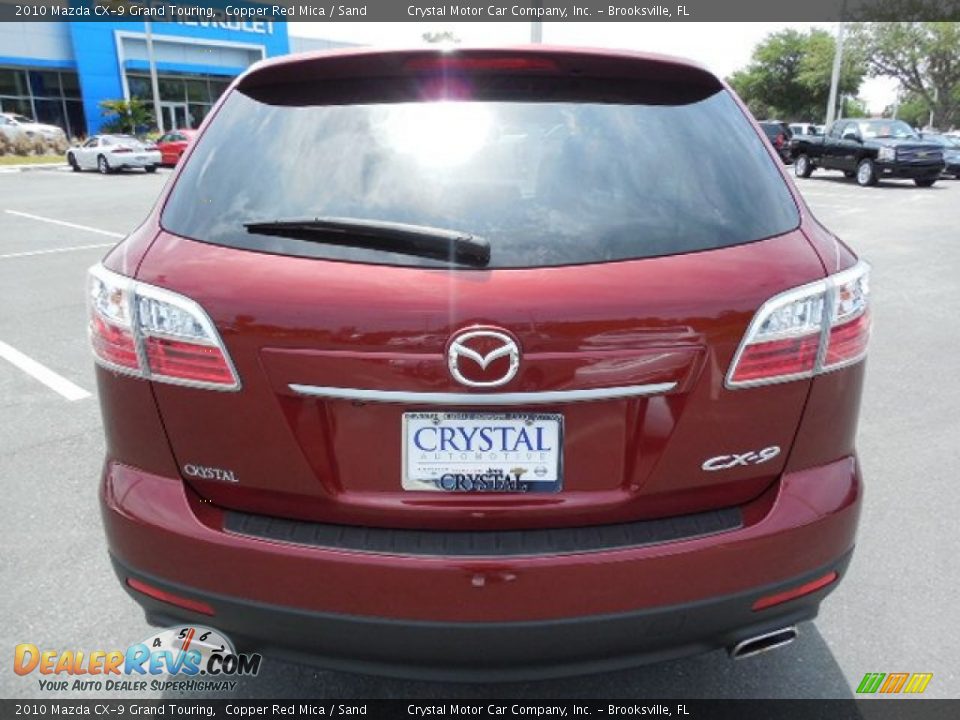 2010 Mazda CX-9 Grand Touring Copper Red Mica / Sand Photo #8