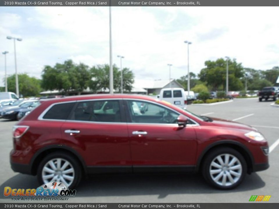 2010 Mazda CX-9 Grand Touring Copper Red Mica / Sand Photo #10