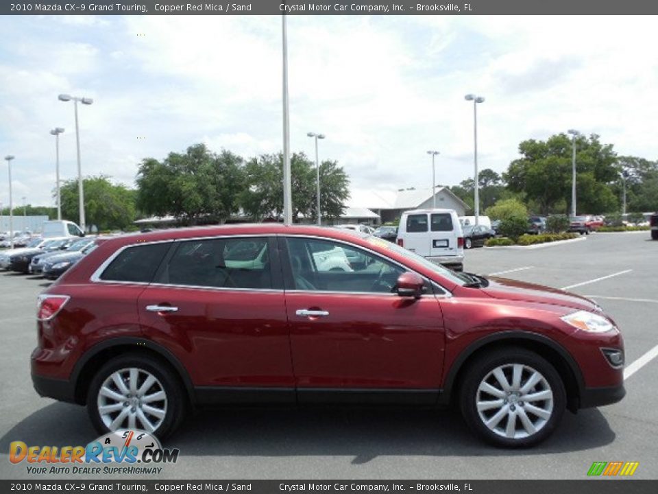 2010 Mazda CX-9 Grand Touring Copper Red Mica / Sand Photo #11