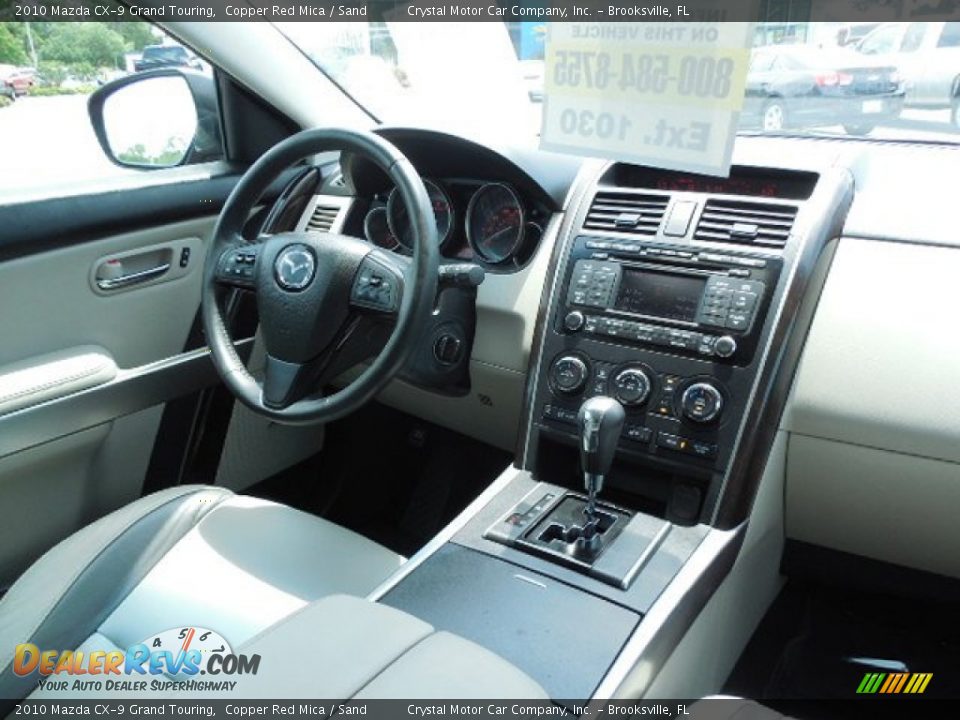 2010 Mazda CX-9 Grand Touring Copper Red Mica / Sand Photo #13