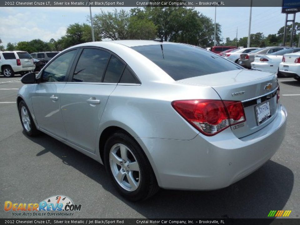 2012 Chevrolet Cruze LT Silver Ice Metallic / Jet Black/Sport Red Photo #3