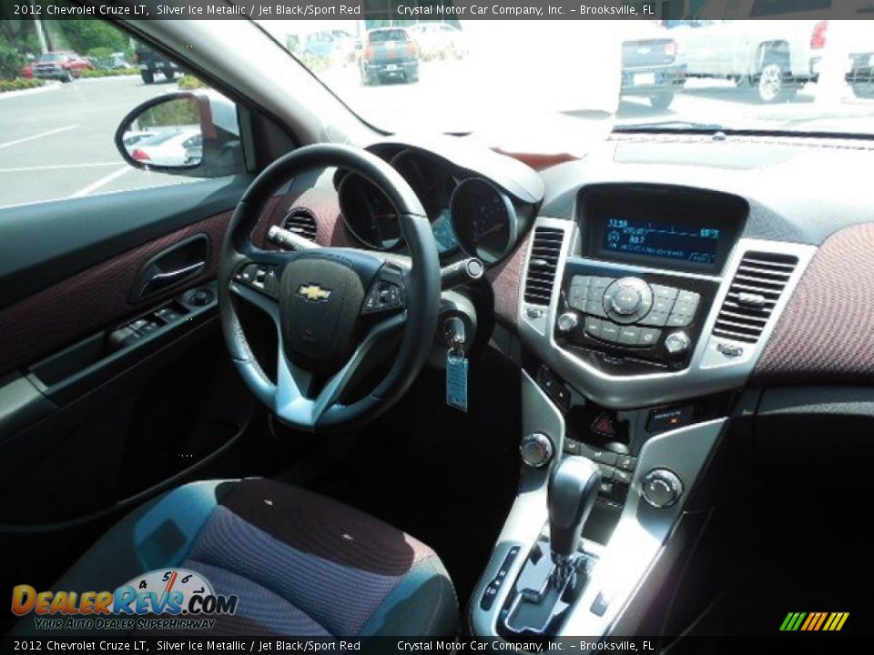 2012 Chevrolet Cruze LT Silver Ice Metallic / Jet Black/Sport Red Photo #11