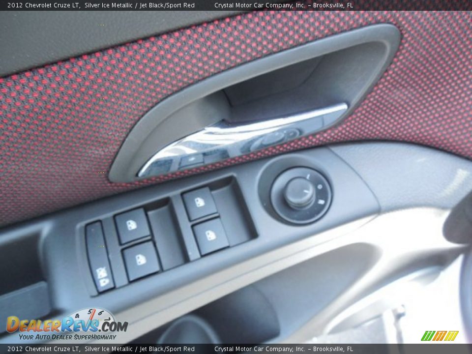2012 Chevrolet Cruze LT Silver Ice Metallic / Jet Black/Sport Red Photo #17