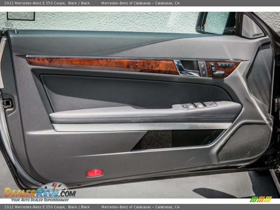 2012 Mercedes-Benz E 350 Coupe Black / Black Photo #18
