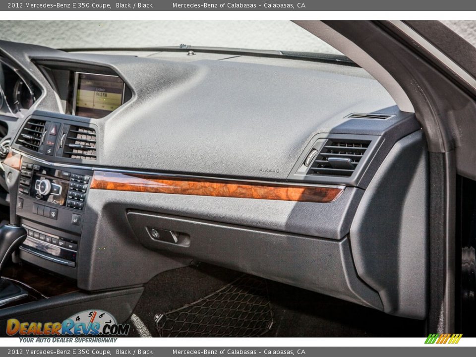 2012 Mercedes-Benz E 350 Coupe Black / Black Photo #21