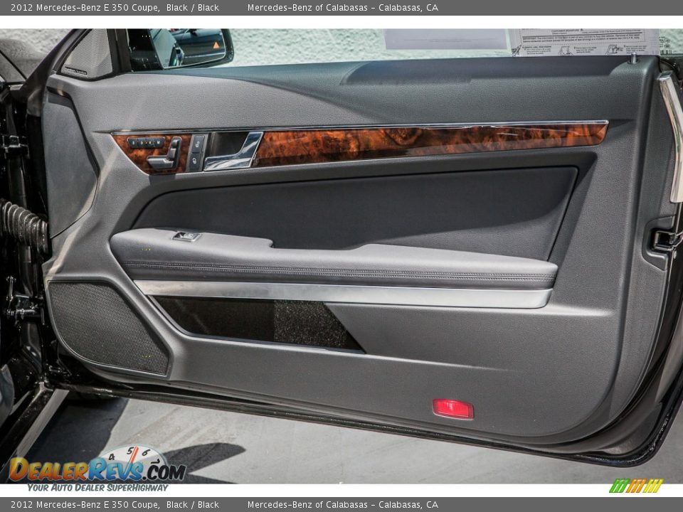 2012 Mercedes-Benz E 350 Coupe Black / Black Photo #23
