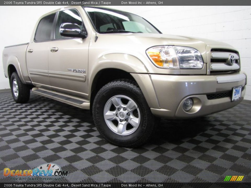 2006 Toyota Tundra SR5 Double Cab 4x4 Desert Sand Mica / Taupe Photo #1