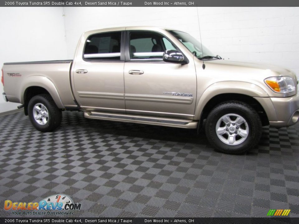 2006 Toyota Tundra SR5 Double Cab 4x4 Desert Sand Mica / Taupe Photo #3