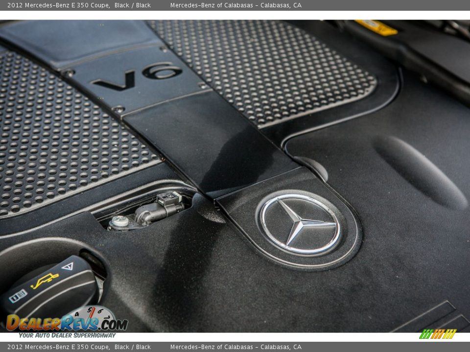 2012 Mercedes-Benz E 350 Coupe Black / Black Photo #25
