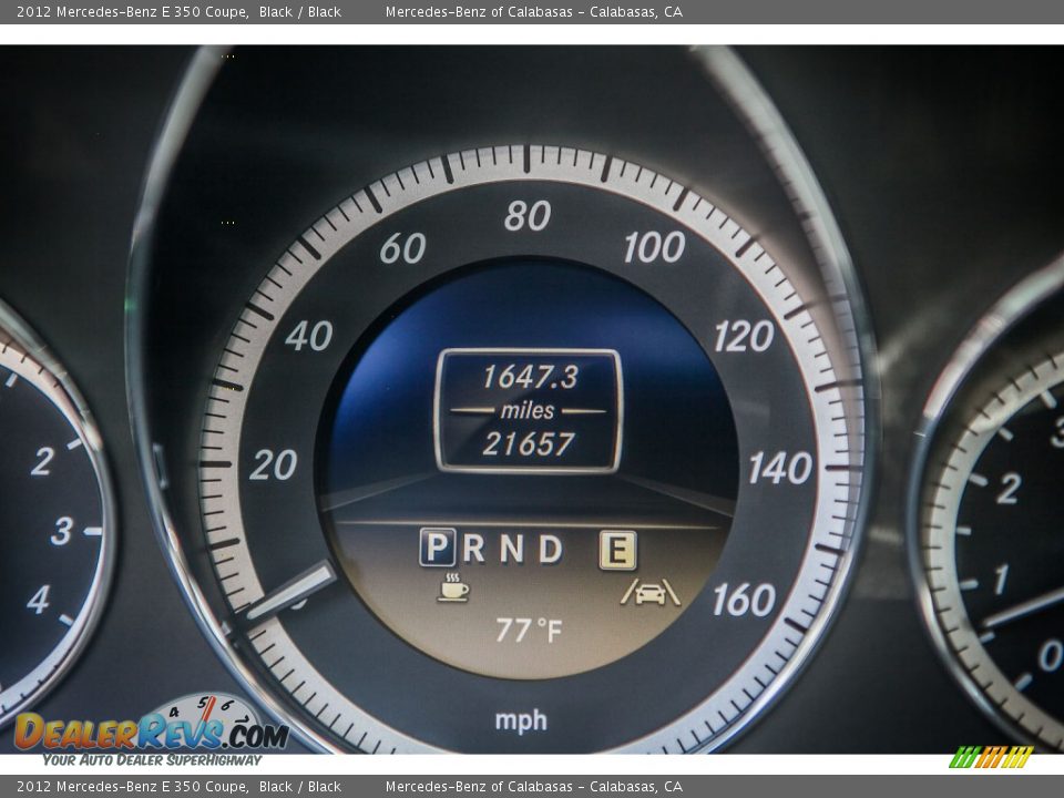 2012 Mercedes-Benz E 350 Coupe Black / Black Photo #31