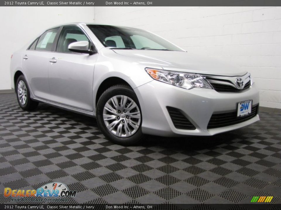 2012 Toyota Camry LE Classic Silver Metallic / Ivory Photo #1