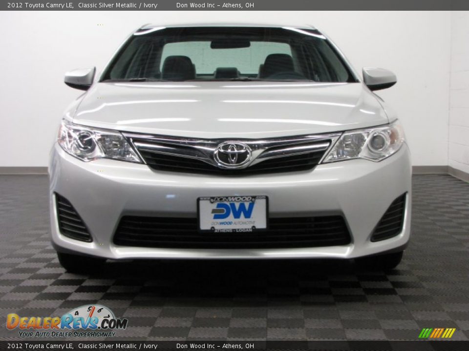 2012 Toyota Camry LE Classic Silver Metallic / Ivory Photo #2