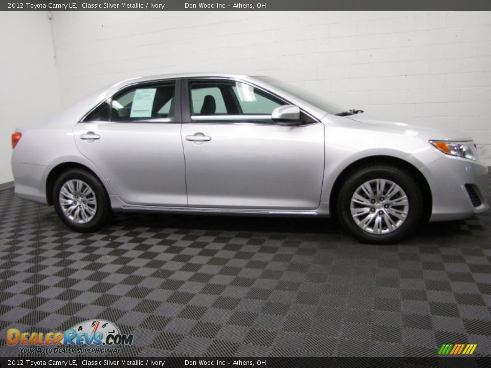 2012 Toyota Camry LE Classic Silver Metallic / Ivory Photo #3