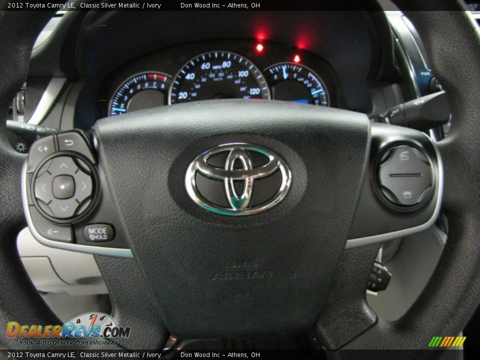 2012 Toyota Camry LE Classic Silver Metallic / Ivory Photo #15