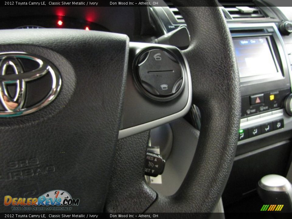 2012 Toyota Camry LE Classic Silver Metallic / Ivory Photo #17