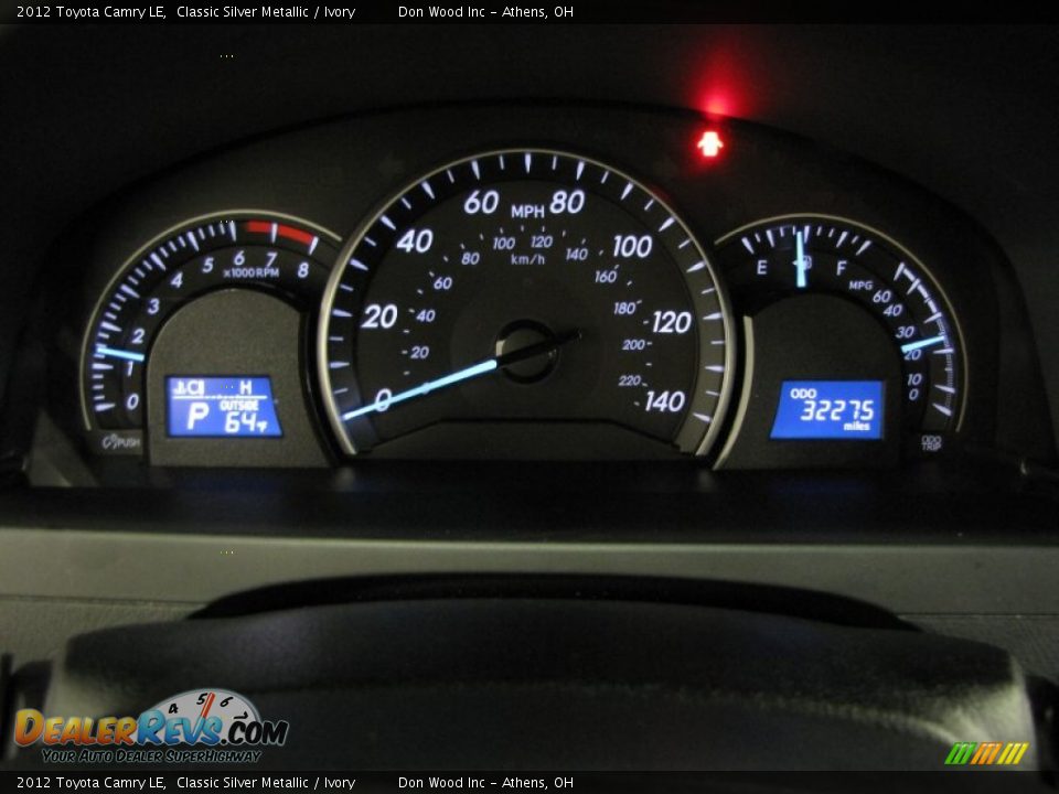 2012 Toyota Camry LE Classic Silver Metallic / Ivory Photo #20