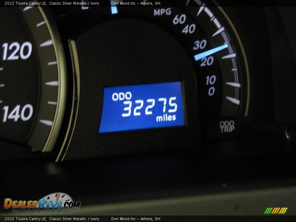 2012 Toyota Camry LE Classic Silver Metallic / Ivory Photo #21