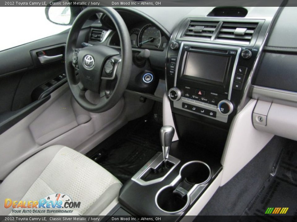 2012 Toyota Camry LE Classic Silver Metallic / Ivory Photo #22