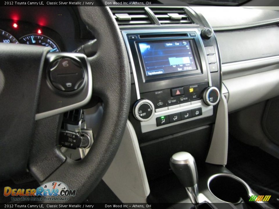 2012 Toyota Camry LE Classic Silver Metallic / Ivory Photo #23