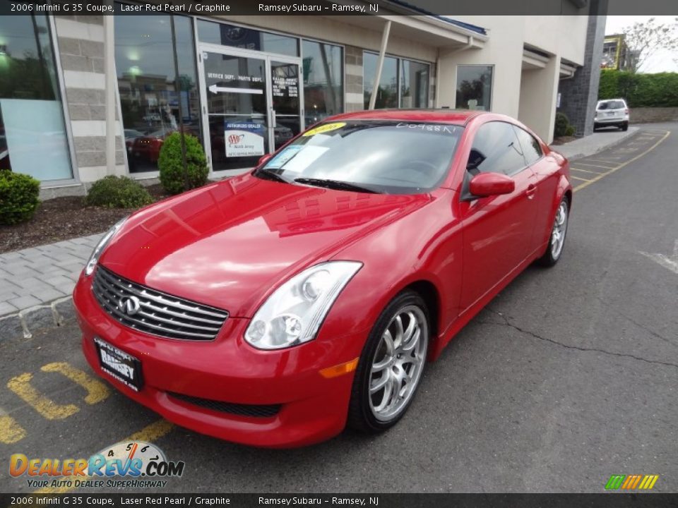 2006 Infiniti G 35 Coupe Laser Red Pearl / Graphite Photo #1