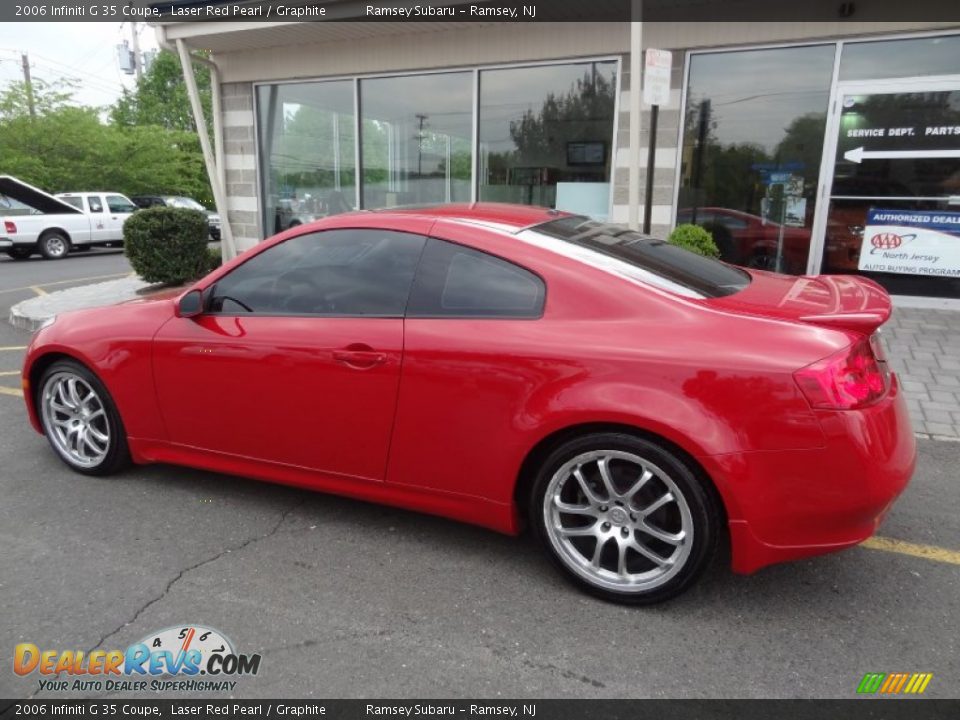 2006 Infiniti G 35 Coupe Laser Red Pearl / Graphite Photo #4