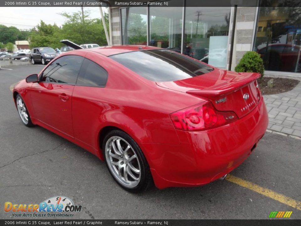2006 Infiniti G 35 Coupe Laser Red Pearl / Graphite Photo #5