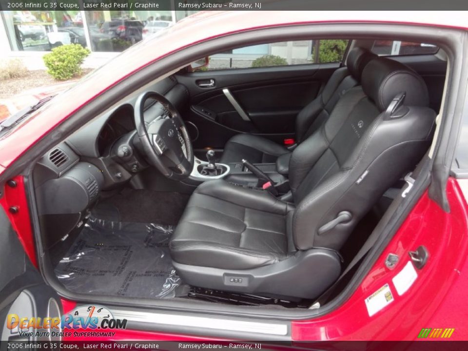 2006 Infiniti G 35 Coupe Laser Red Pearl / Graphite Photo #15