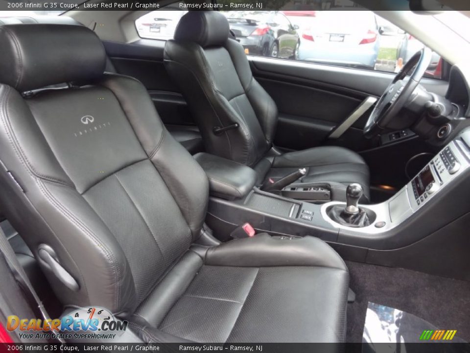 2006 Infiniti G 35 Coupe Laser Red Pearl / Graphite Photo #20