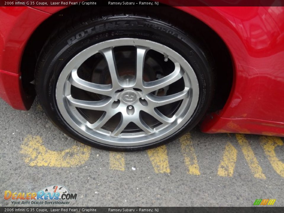 2006 Infiniti G 35 Coupe Laser Red Pearl / Graphite Photo #31