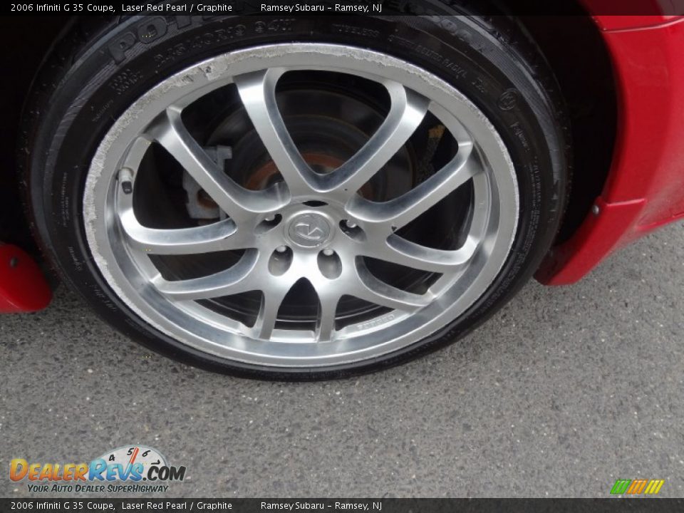 2006 Infiniti G 35 Coupe Laser Red Pearl / Graphite Photo #32